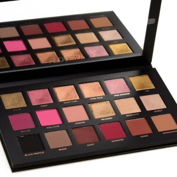 New Huda Beauty Rose Gold Palette Remastered